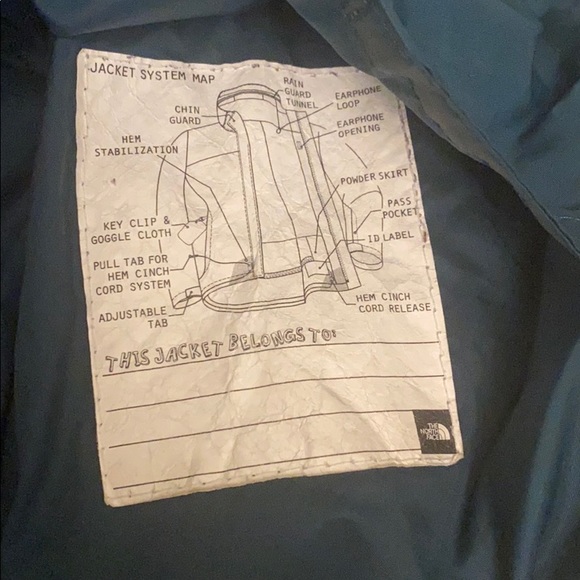 North face Boys Ski jacket 10/12 - Picture 6 of 7